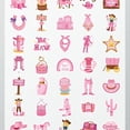 thumbnail image 4 of 35pcs-50pcs Western Stationery Stickers Cowboy Kids Stickers Pink Children Stickers for Laptops Suitcases Notebooks, 4 of 9