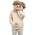 thumbnail image 2 of Big Mouth Monster Pullover Hoodies Unisex Flannel Hooded Sweatshirt Oversized Hoodies For Women Plush Soft Halloween Outfits, 2 of 5