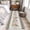 Off White, variant on Runner Rug 2 x 6 Ft, Pink Spring Floral Washable Non-Slip Floor Mat for Kitchen Hallway/Entryway, Black White Plaid Pastoral Flowers Rustic Long Kitchen Runner Area Rugs for Living Room, Low-Profile