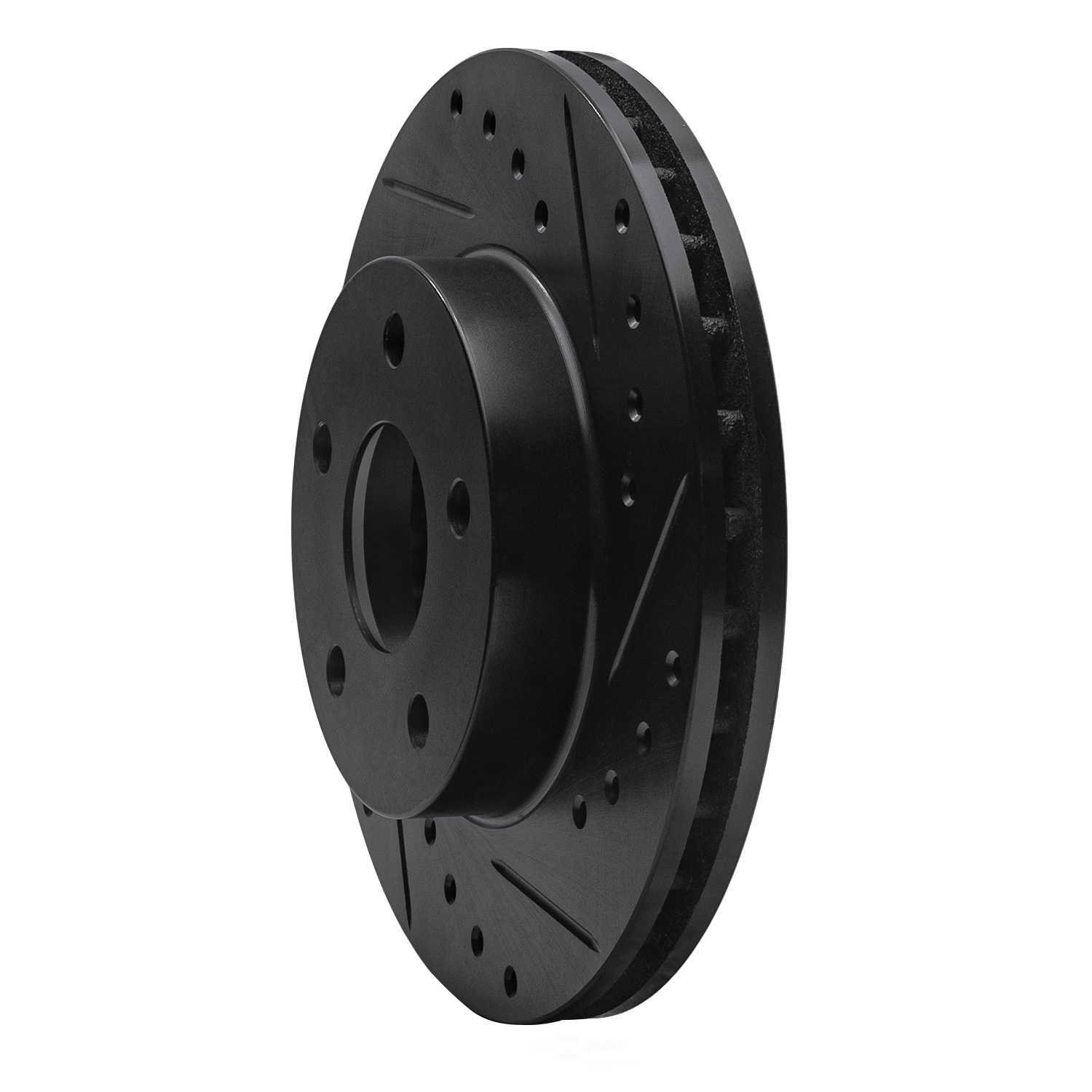 Dynamic Friction Company 633-45002R DFC Brake Rotor - Drilled And Slotted - Black