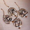 thumbnail image 3 of Wadada Wooden Christmas Tree Ornaments, 3D Hanging Christmas Decorations, Rustic Farmhouse & Winter Wonderland Ornaments for Christmas Tree Xmas Party, Santa Claus Snowman Snowflake (4.5 Inch), 3 of 4