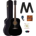 thumbnail image 1 of Guitarra acústica Fender CD-60S Solid Top con funda y accesorios, 1 of 8