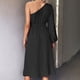 thumbnail image 3 of Vestido De Cintura Alta,Vestido De Longitud A Media Pierna,Vestido De Un Hombro,Vestido De Longitud A Media Pierna,Diseño Elevado, 3 of 5