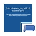 thumbnail image 3 of Pill Counting Tray Manual Handheld DIY Countertop Sorting Organizer Tablets Dispenser with Spatula Professional Accessory, 3 of 6