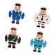 thumbnail image 5 of 4 minifiguras de personas, juguetes de motricidad fina para niños y niñas, bloques de construcción de madera a presión Estilo C, 5 of 9