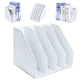 thumbnail image 1 of Organizador de escritorio de oficina con función plegable, compartimentos ajustables para una instalación rápida, diseño de cuerpo hueco, amplia aplicación, ahorrador de espacio para documentos de, 1 of 6