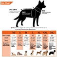 thumbnail image 3 of Impermeable plegable para mascotas con capucha para perros, chaqueta impermeable con tiras reflectantes, poncho ligero ajustable para perros pequeños y medianos (1 unidad, amarillo, talla L), 3 of 5