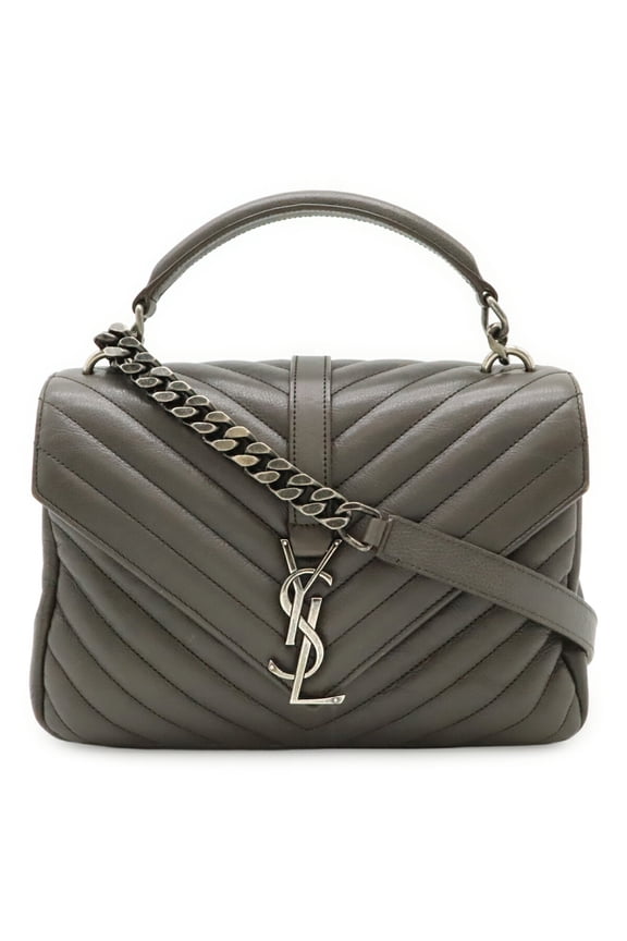 Pre-Owned SAINT LAURENT PARIS YSL Yves Saint Laurent College Handbag Chain Shoulder... (Good)