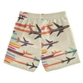 thumbnail image 7 of FORMRS Boys Swim Trunks Quick Dry Mesh Liner Boardshorts Sizes XS-XL, Flying Planes, 7 of 7