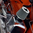 thumbnail image 2 of Unique Bargains 1pcs 2.3' 60mm Reducer Ring Inlet Cold Air Intake Cone Replacement Washable Clamp on Dry Air Filter Silver Tone, 2 of 6