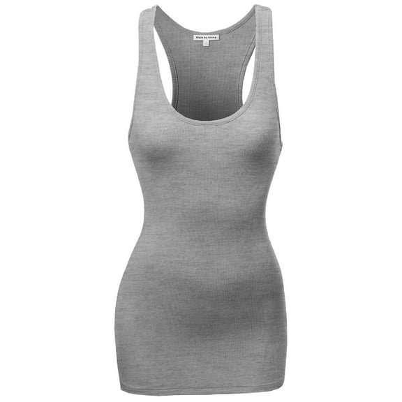 FashionOutfit Women's Delicate Soft Stretchy Racerback Tanktop