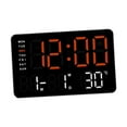 thumbnail image 3 of Luzkey Réveil Numérique Horloge de Chevet Luminosité Réglable Horloge Numérique LED Horloge de Bureau pour Salle de Bain Commode Chevet Salle à Manger A, 3 of 8