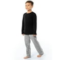 thumbnail image 4 of Fruit of the Loom Boy's Long Sleeve Fleece Pajama Set, 2-Piece, Sizes 4-16, 4 of 8