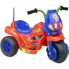 Trademark Global Lux 3 Wheel Bike Battery Operated Riding Toy, Red/Blue