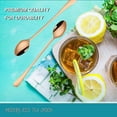 LongHandle Ice Tea & Cocktail Spoons, Oval Head, Stainless Steel, Set