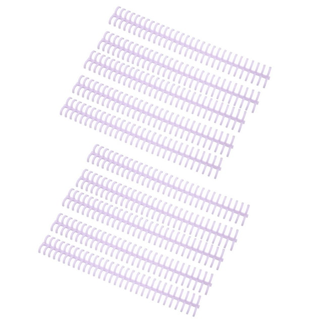 Binding Spines, Manual Bound Wear Resistant Good Gloss 1/2in 30 Holes Binding Coils For Office For Student Lilac