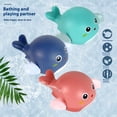 thumbnail image 3 of Baby bath water toy - Cute Animal Clockwork Bathtub Swimming Pool Toy,Baby Bath Toys for Toddlers 1-3, Boys & Girls Water Bath Toy Set,3 Pack(Little Dolphin), 3 of 5