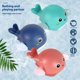 thumbnail image 3 of Baby bath water toy - Cute Animal Clockwork Bathtub Swimming Pool Toy,Baby Bath Toys for Toddlers 1-3, Boys & Girls Water Bath Toy Set,3 Pack(Little Dolphin), 3 of 5