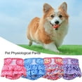 thumbnail image 1 of Pet Sanitary Pant High Absorbency Leak-Proof Fastener Tape Fixing Breathable Puppy Diapers for Female Dogs Purple XS, 1 of 13