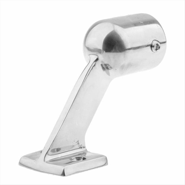 Soporte de Popa de Cabeza Redonda de Acero Inoxidable 316 para Cubierta de , Pasamanos de 1 Pulgada para .