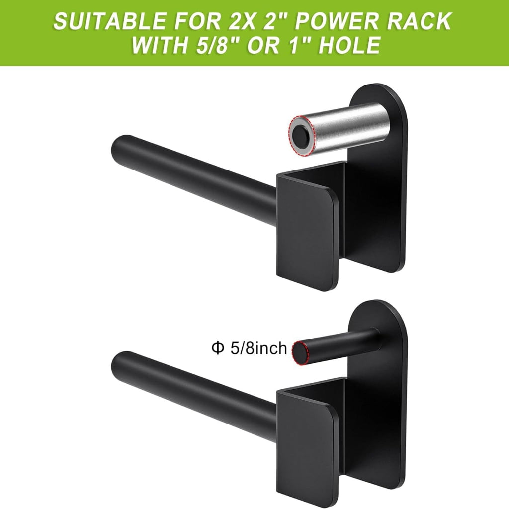 Fitness Weight Plates holder Replacement Power Rack Attachment Weight Storage Rack for Power Racks