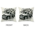thumbnail image 5 of Set of 2, flowers vintage truck Throw Pillow Covers,Machine Washable Home Furnishing, 5 of 8