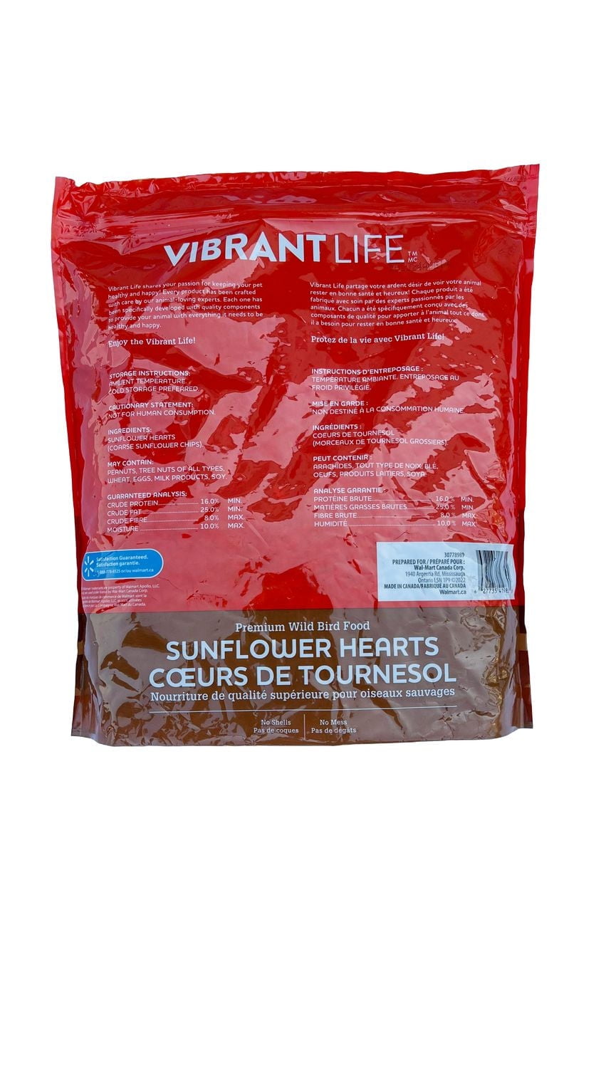 Vibrant Life Sunflower Hearts, 2kg