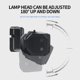 thumbnail image 2 of 4Uds. Luces De Clip De Tapa 400Lm 5 Modos De Iluminación Para Acampar Correr Senderismo Negro, 2 of 7