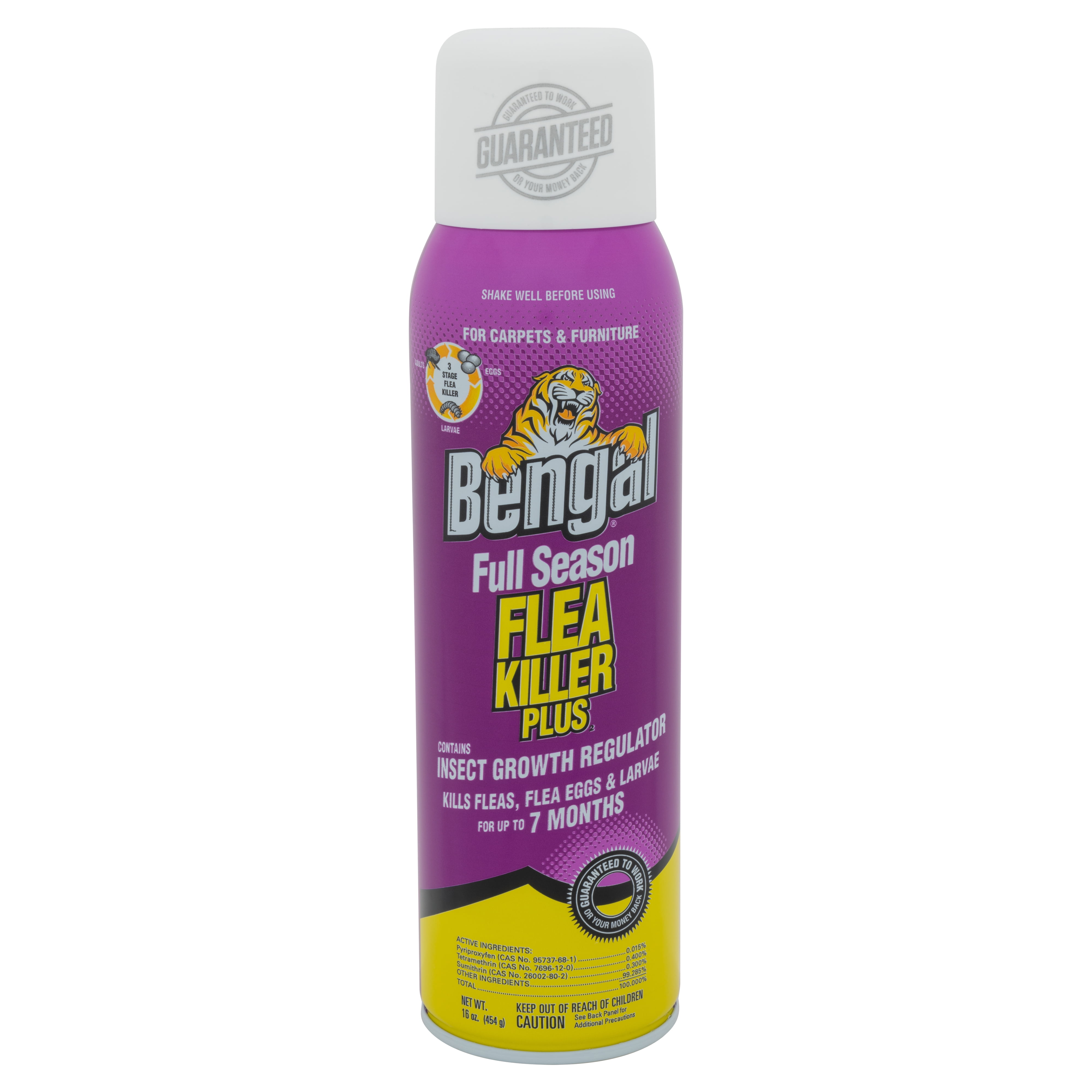 Bengal Full Season Flea Killer Plus, Tick Spray with Insect Growth