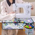 thumbnail image 4 of HELLHERO Hummingbird Floral Sewing Machine Mat Sewing Accessories Removable Storage Bag Storage Pockets for Home Indoor, 4 of 5