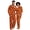 02-Yellow Pumpkin Witch, variant on Couple Halloween Pajama Sets Soft PJs Sets for Couples/Women/Men Matching Sleepwear with Pockets