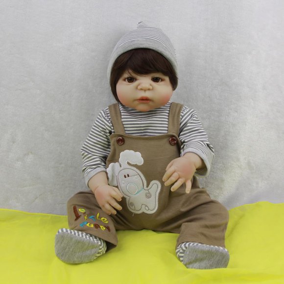 Conjunto de Pantalones con Camiseta a Rayas Yotijar Muñeca 22-23 Pulgadas