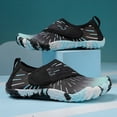 thumbnail image 6 of Djtdsds Kids Gradient Water Shoes Non- Barefoot Aqua Socks for Beach Swim Size:11.5, 6 of 8