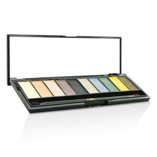 Paleta de sombras de ojos L'Oreal Color Riche (dorado) con 10 tonos