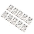 thumbnail image 2 of 10pcs Clear Stamps Flower Leaf Pattern Reusable TPR DIY Decorative Stamps for Card Making Scrapbooking, 2 of 5