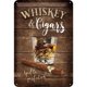thumbnail image 1 of Placa Metal Vintage Cigarros Whisky Barra Pintura Hierro Rectangular 20x30cm, 1 of 9