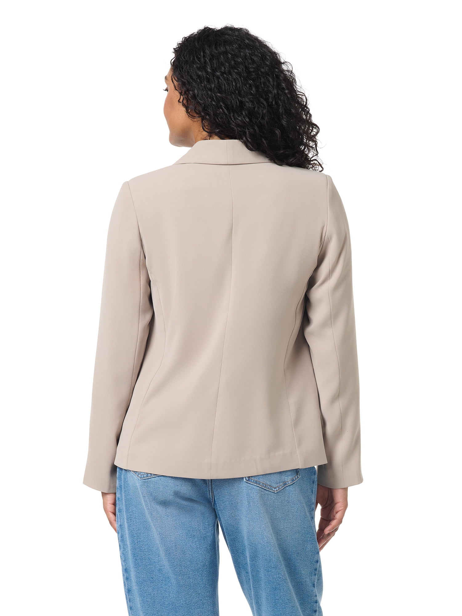 Gloria Vanderbilt Swan Series Women's Plus Shawl Collar Blazer , Sizes 0X-4X