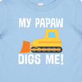 thumbnail image 4 of Inktastic Papaw Loves Me Grandson Truck Boys Baby T-Shirt, 4 of 5
