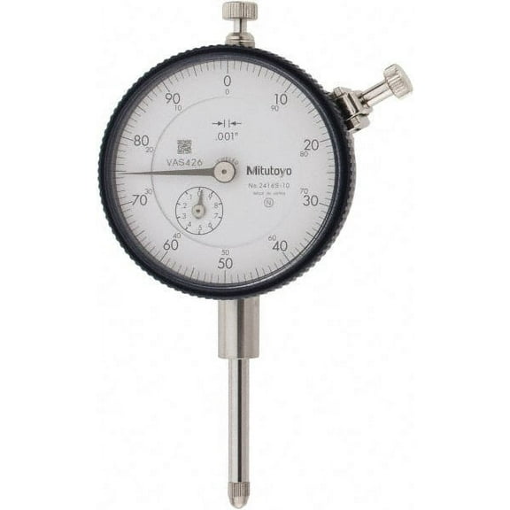 Mitutoyo 1" Range, 0-100 Dial Reading, 0.001" Graduation Dial Drop Indicator