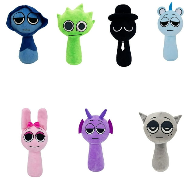 Peluche Sprunki, muñeco de peluche suave (9 pulgadas), muñeco de trapo para bebé, adecuado para regalo de cumpleaños de niñas, regalo de peluche de Navidad, regalos de Navidad para niños, juguetes