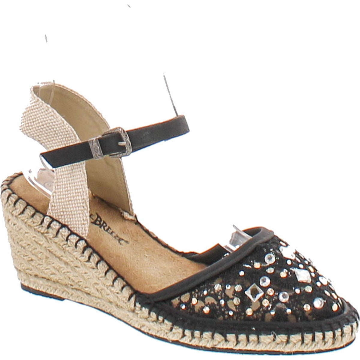 jewel espadrille wedge sandal