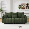 thumbnail image 4 of Rophefx Overstuffed Upholstered Deep Seat Sofa Couch with 3 Pillows, 4 of 10