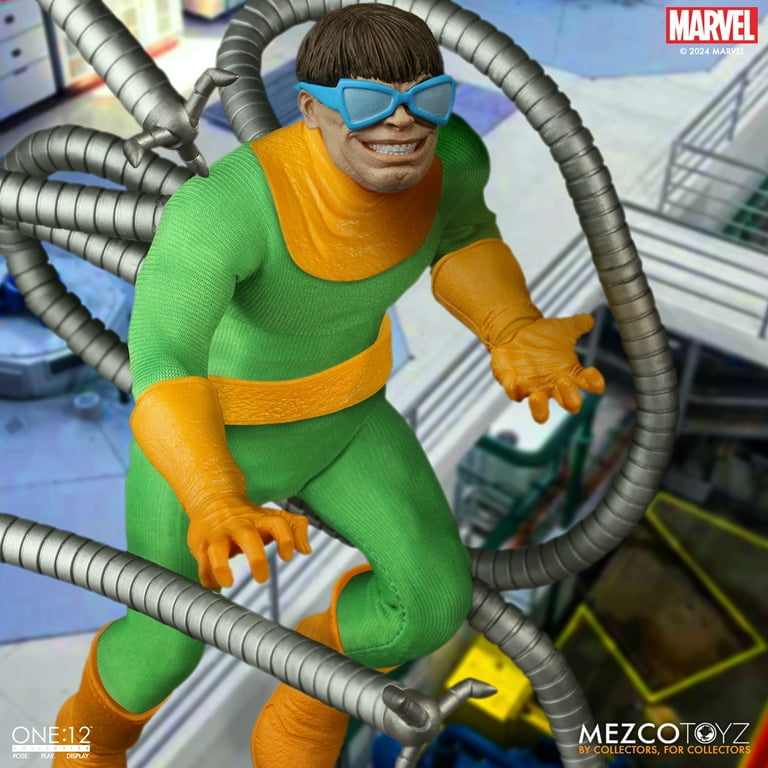 OCTOPUS MAN 1/12スケールフィギュア ドクターオクトパス風 Marvel Comics Spider-Man's Doctor Octopus 1/12 Scale Figure Mezco
