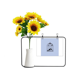 thumbnail image 1 of León salvaje Tarjeta de bendición de jarrón de girasol artificial, 1 of 3