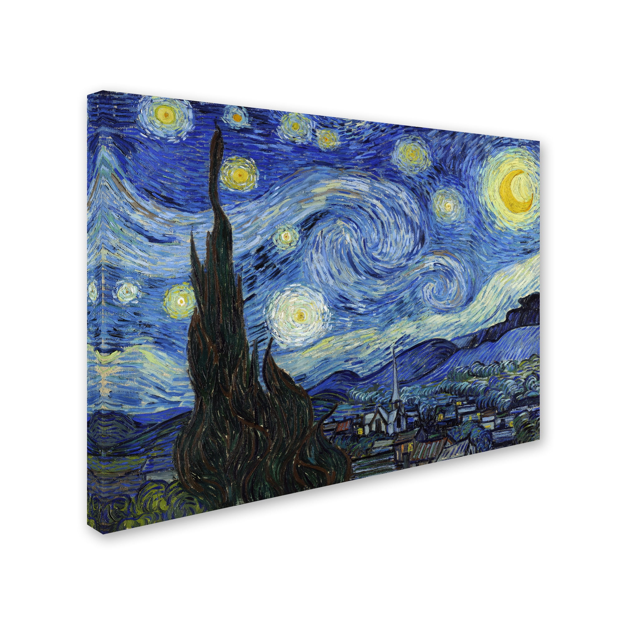 Trademark Fine Art 18x24 Landscape Canvas Wall Art 'Wall Collection' by Vincent van Gogh