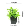 thumbnail image 3 of WSZZL Decorative Fake Plants, Plastic Indoor Greenery, Realistic Potted Flowers, Home Decoration, Wedding and Event Decor, Stable and Maintenance Free, Versatile Use, 3 of 4