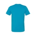 thumbnail image 3 of Unisex Poly-Cotton Short-Sleeve T-Shirt - NEON BLUE - XL, 3 of 3