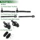 thumbnail image 4 of Kit de suspensión delantera de 8 piezas, extremos de varilla de dirección interiores y exteriores, junta esférica inferior con bota para Toyota Sienna 04-10, 4 of 7