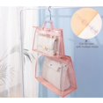 thumbnail image 5 of Handbag Storage Organizer Dust Cover Bag Transparent Anti-dust Purse Storage Bag for Hanging Closet with Zipper and Handle, 5 of 5