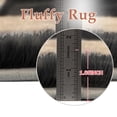 thumbnail image 3 of BERTHMEER 8'x10' Large Shag Area Rugs for Living Room Bedroom Dining Room Office Farmhouse Modern Checkered Contemporary Plush Soft Carpets Indoor Fuzzy Fluffy Washable Rugs, Black, 3 of 6